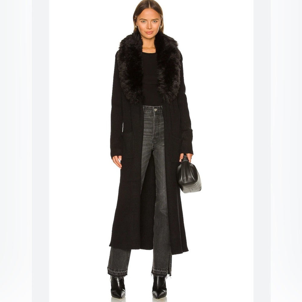 Show Me Your MuMu Black Long Cardigan